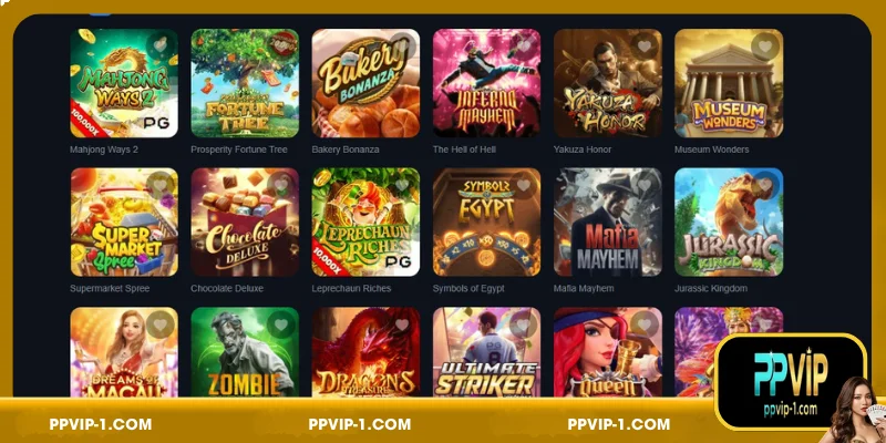 Basic information about PPVIP slot machines