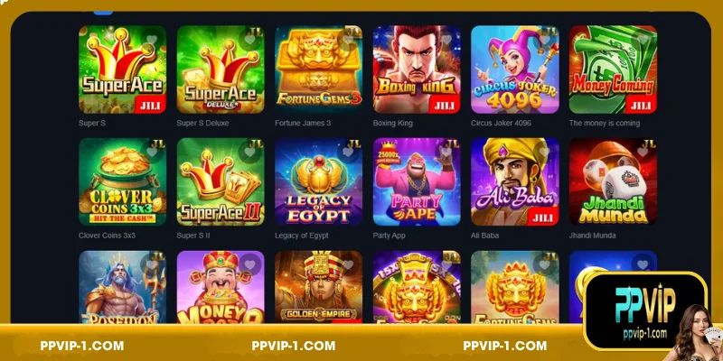 Exciting PPVIP slot machine games