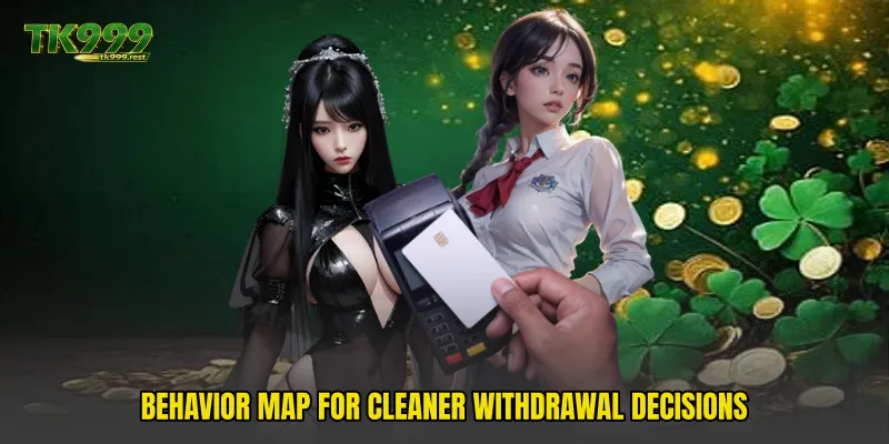 Behavior map for cleaner withdrawal decisions