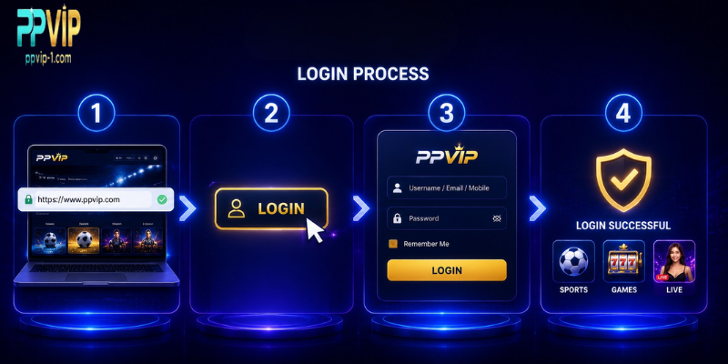How to Complete the PPVIP Login Process