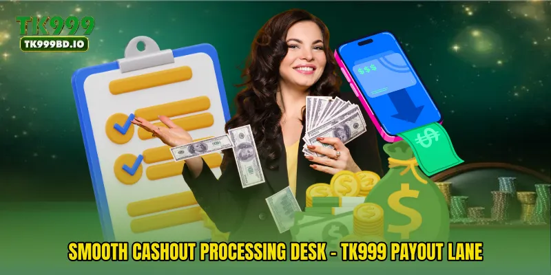 Smooth Cashout Processing Desk - TK999 Payout Lane