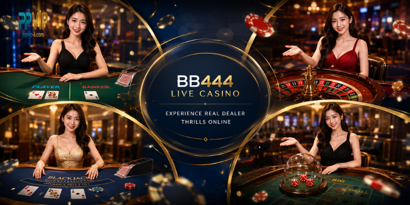 BB444 Live Casino – Experience Real Dealer Thrills Online