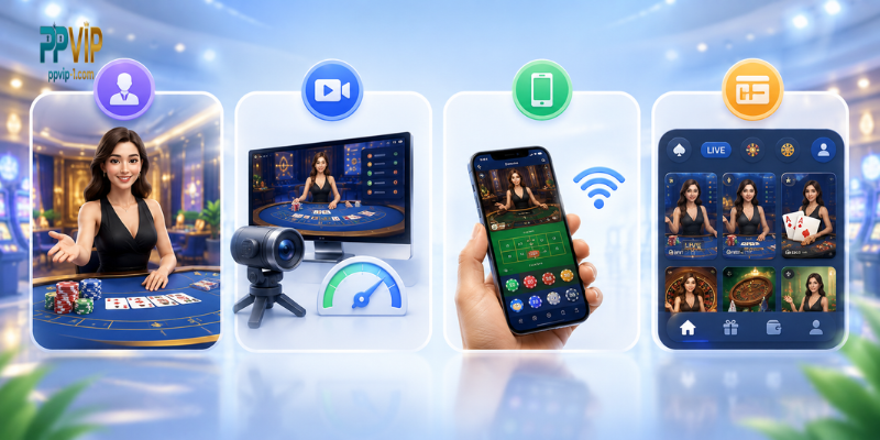 Key Features of the Live Gaming Section