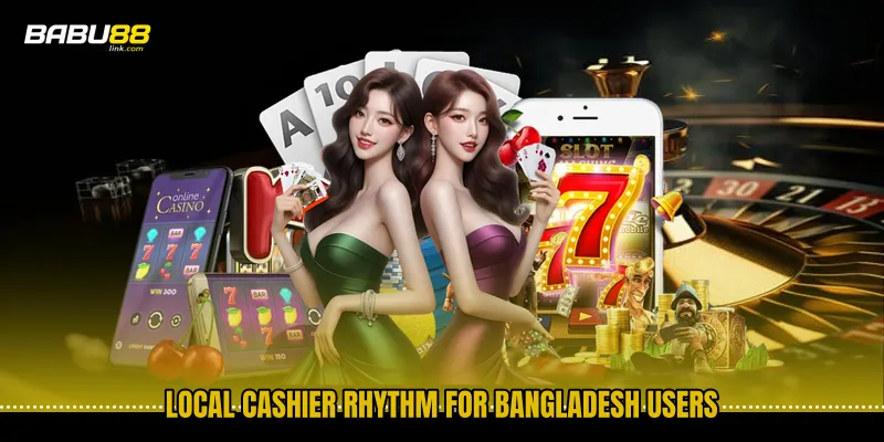Local cashier rhythm for Bangladesh users