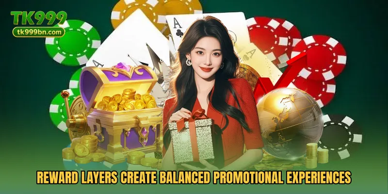 Reward layers create balanced promotional experiences